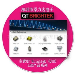 QT Brightek QTB 高品质LED光电产品 原力达电子QTB经销商